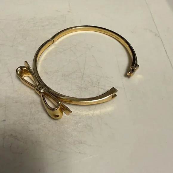 Kate Spade Gold Ribbon Bracelet - Picture 2 of 2